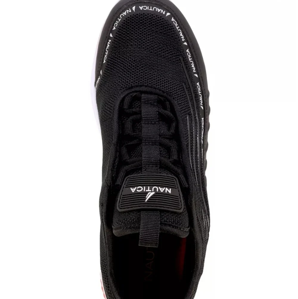 Nautica Sevier Sneaker | Men's | Black/Red | Size 9 | Sneakers | New